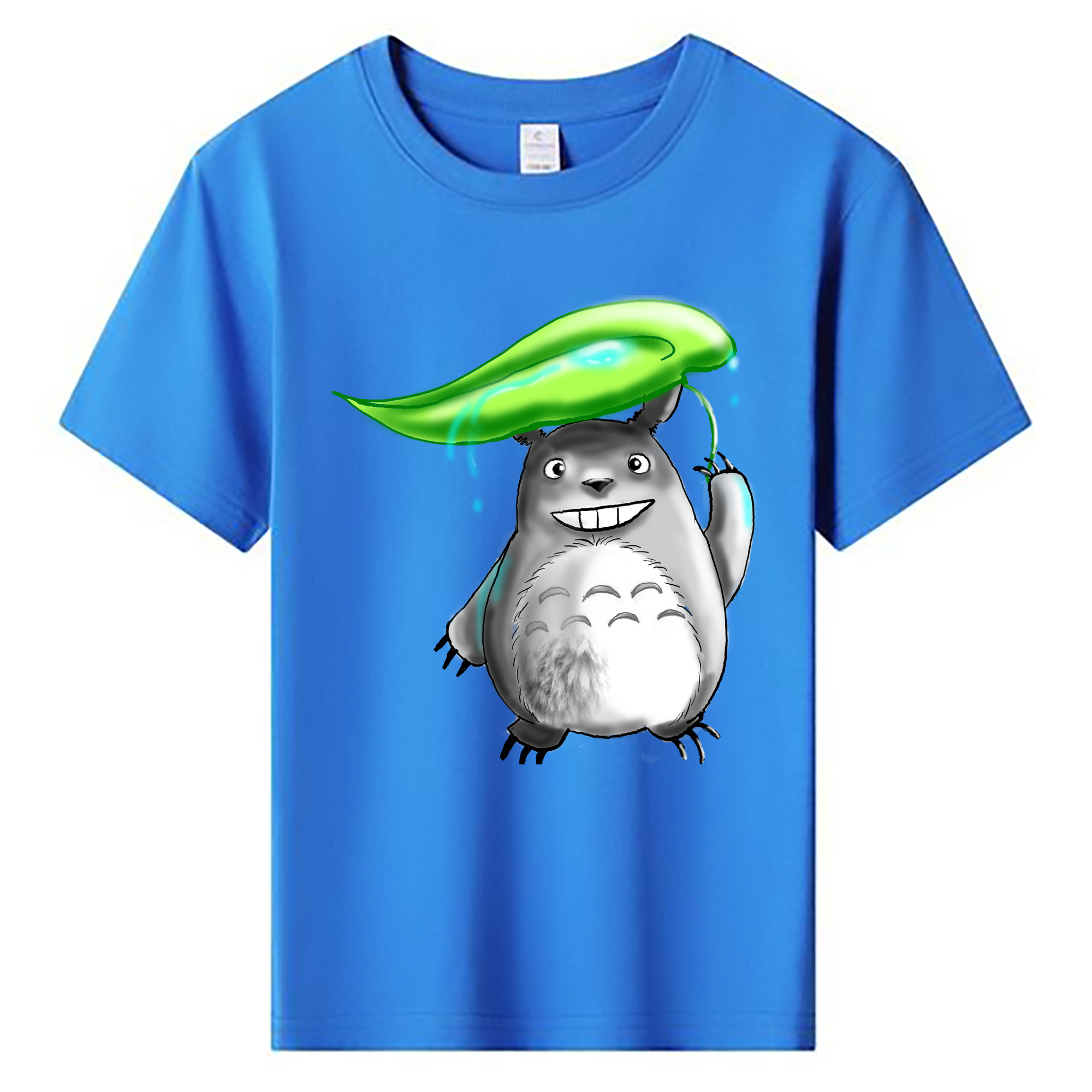 （画像用） となりのトトロ 草壁メイ 草壁サツキ My Neighbor Totoro Satsuki Kusakabe Mei Kusakabe 綿100％キッズTシャツ（フロントプリント）